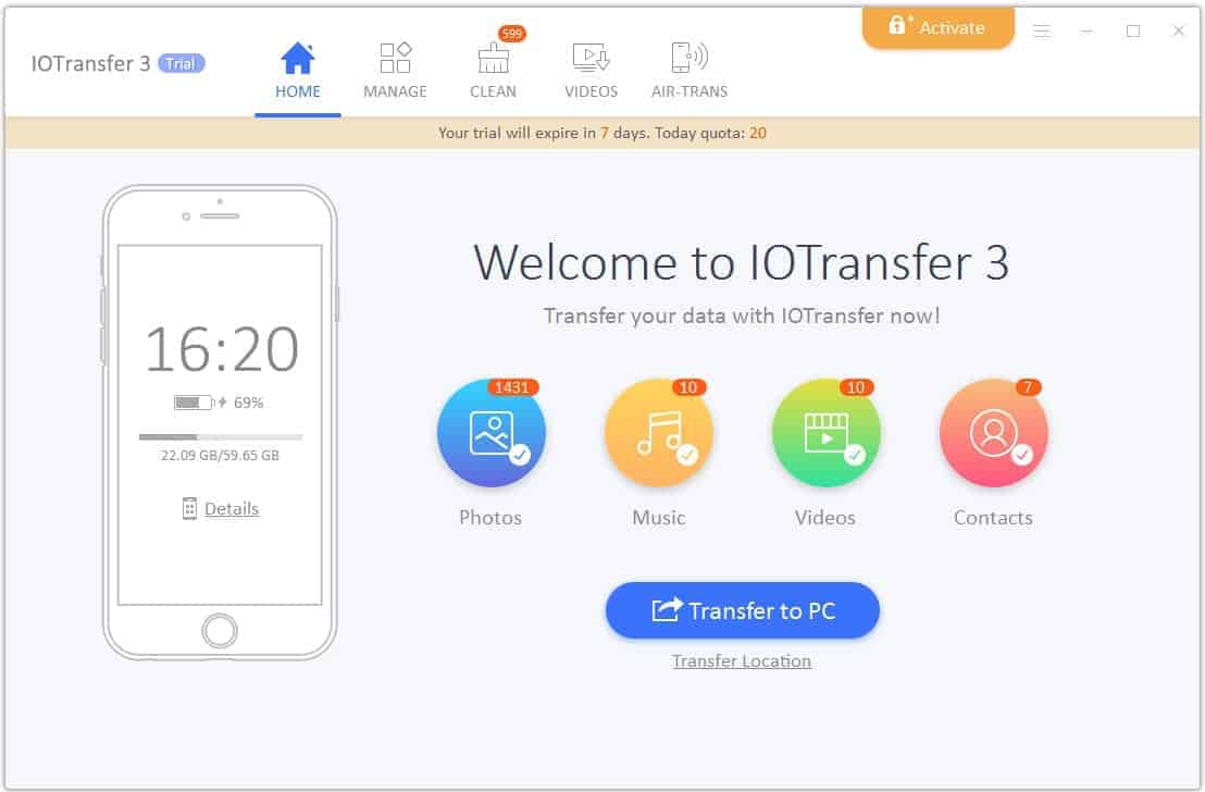 IOTransfer 3 - An Ultimate Media Files Manager for iPhone and Windows PC Users - 6