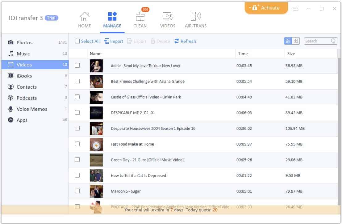 IOTransfer 3 - An Ultimate Media Files Manager for iPhone and Windows PC Users - 11