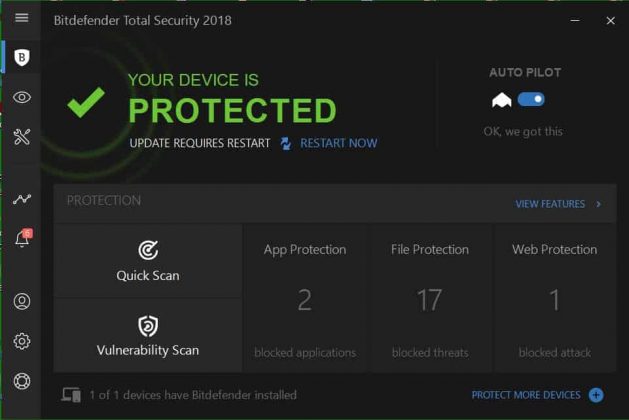 bitdefender total security review 2018