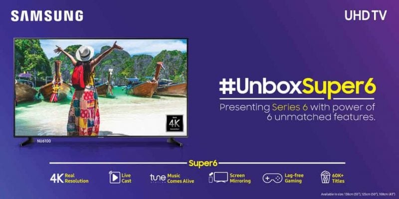 Samsung Super 6 UHD Smart TV Lineup Is Officially Launched in India for a Starting Price of Rs. 41,990 - 4