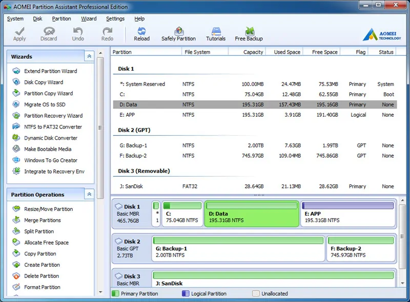 Top 5 best free disk management software tools for Windows - 10