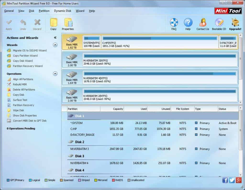Top 5 best free disk management software tools for Windows - 7