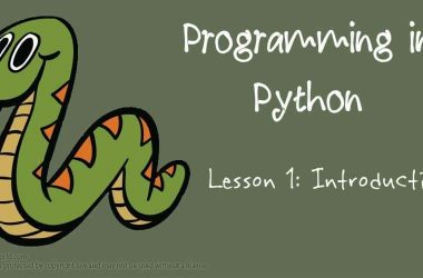 Programming in Python: Introduction - 12