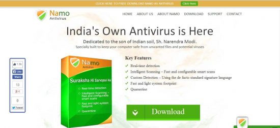 Namo Antivirus to protect PC's for free - 4