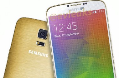Press render of Samsung Galaxy F (S5 Prime) pic leaked -Perfect golden metal back - 5