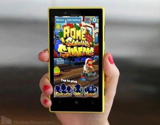 Subway Surfers: Now available on Windows Phones having 512 MB RAM - 4