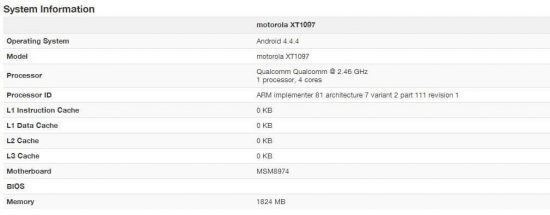 Moto X+1 specs leaked- spotted in GeekBench (Round up of rumors) - 4