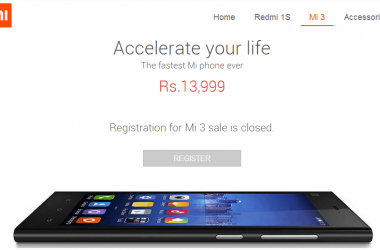 Xiaomi Mi3 sales discontinued temporarily in India - 5