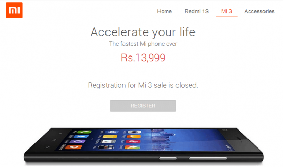 Xiaomi Mi3 sales discontinued temporarily in India - 4