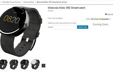Buy Motorola Moto 360: smartwatch listed in Flipkart-sale will start soon - 4
