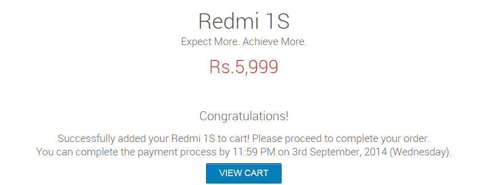 redmi 1s success buy