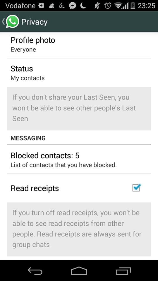 How to disable blue ticks in whatsapp_1
