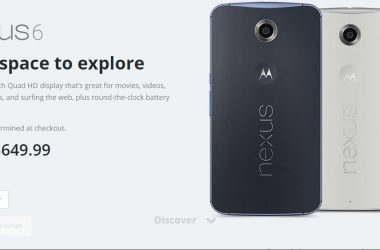 Google Nexus 6 (unlocked)is now available in Motorola website , pre-order now - 5