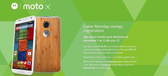 Buy Moto X 2nd Gen (2014) for just 1 cent + more offers inside [Cyber Monday Deals] - 4