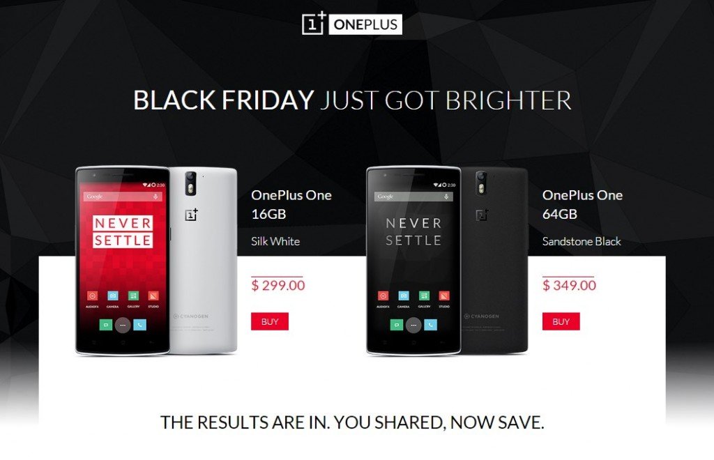 oneplus one black friday offer buy OPO with out invite