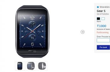 Samsung Gear S smartwatch pre-order started in India - 6