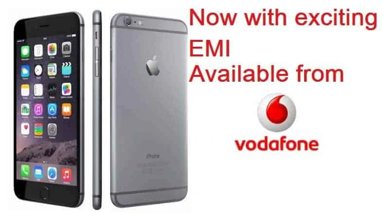 Vodafone offering iPhone with great EMI options