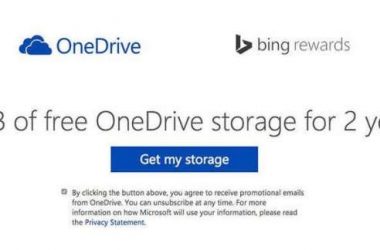 Get 100GB OneDrive storage for free when you sign up for Bing Rewards - 7
