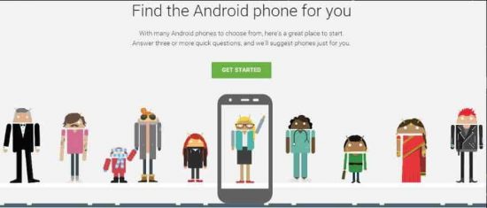 Google can now help you choosing the right Android handset - 4