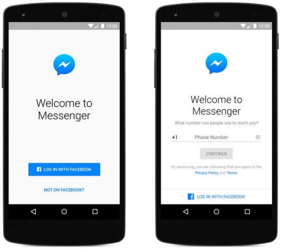 Facebook makes a WhatsApp like move, now use Messenger without a Facebook account - 4