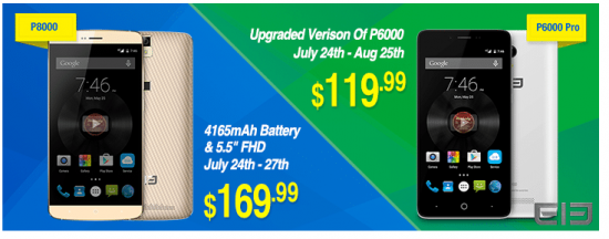 Pre-Sale Offer: Massive discounts on Elephone P8000 & P6000 Pro Smartphones - 4