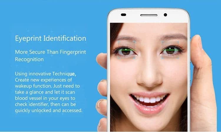 TCL 3S M3G smartphone Eyeprint-identification