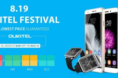 OukiTel Deals Festival: Flash sale on Smartphones & gears from August 19th - 6