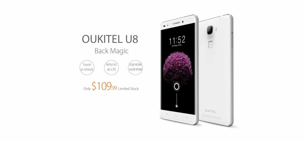 OukiTel U8 Phablet Deal -109$