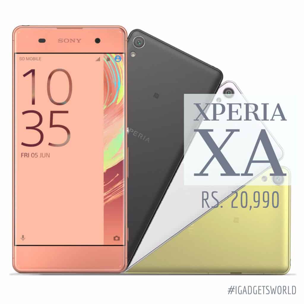 xperia xa -launched in India - price