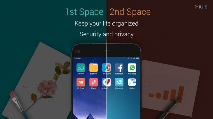 MIUI8 - Second Space - Top 5 Features