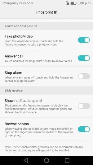 Honor 5C - Fingerprint sensor
