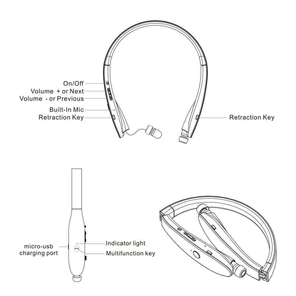 Voodol Bluetooth Wireless Earphone Design