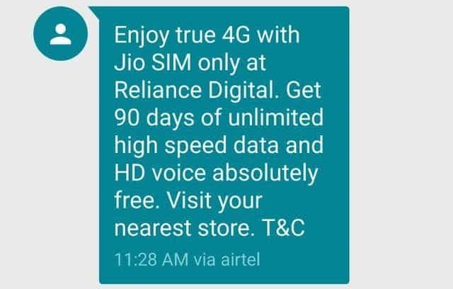 Reliance-Digital-SMS-for-Jio-4G-SIM