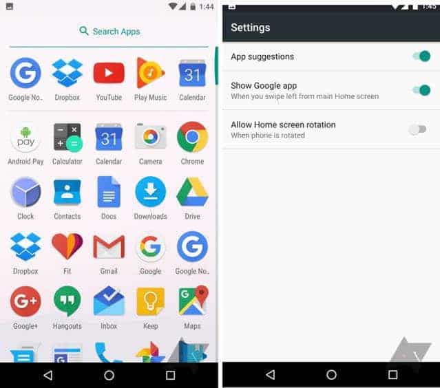 The all new Nexus Launcher brings a lot of changes