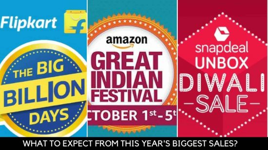 What to expect from Flipkart Big Billion Day 2016, Amazon Great Indian Festival Sale and Snapdeal Unbox Diwali Sale - 4