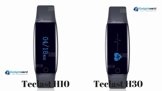 Teclast smart wristbands H10 and H30 - Features, Price & Details - 4
