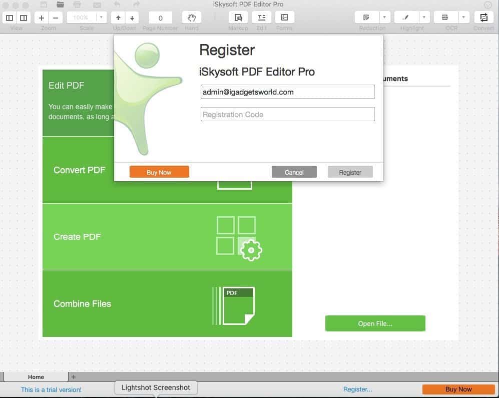 iskysoft pdf editor 6 professional for mac download