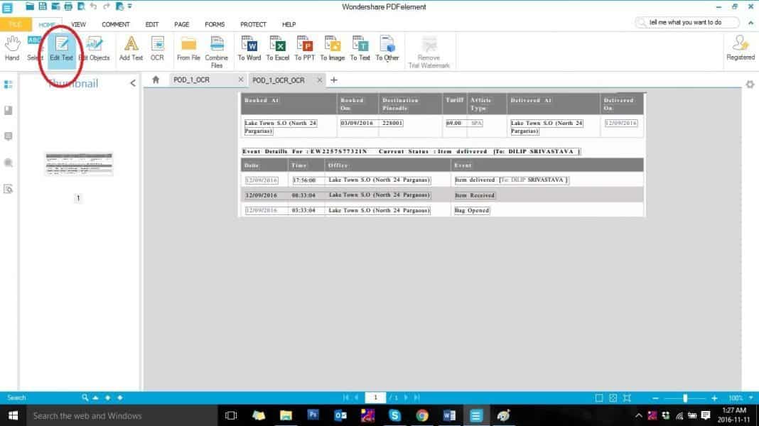 using ocr tool using ocr tool
