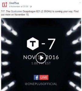 OnePlus 3T teaser