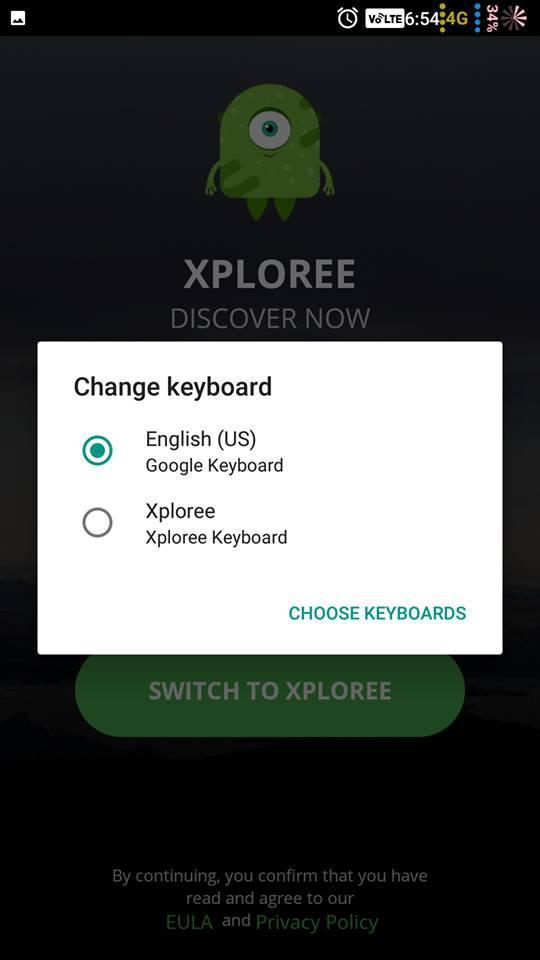 Xploree Keyboard