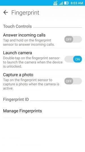 Zenfone 3 Laser -Fingerprint